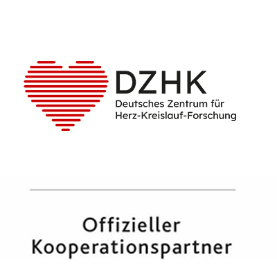 Wir sind langjähriger Kooperationspartner des DZHK Wir sind langjähriger Kooperationspartner des DZHK